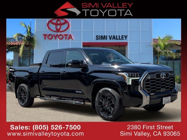Midnight Black Metallic 2024 Toyota Tundra Hybrid Pickup Truck Four-Wheel Drive Automatic