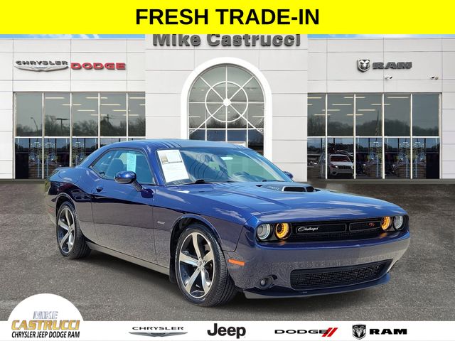 Contusion Blue Pearlcoat 2017 Dodge Challenger Coupe Rear-Wheel Drive 8-Speed Automatic