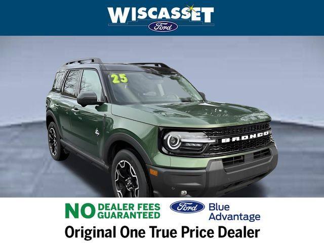 Green Metallic 2025 Ford Bronco Sport Outer Banks AWD SUV / Crossover All-Wheel Drive 8-Speed Automatic