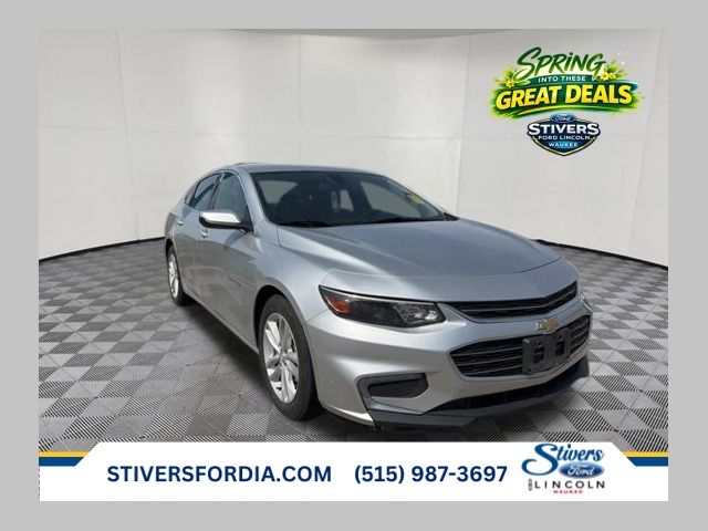 Silver Ice Metallic 2016 Chevrolet Malibu 1LT FWD Sedan Front-Wheel Drive 6-Speed Automatic