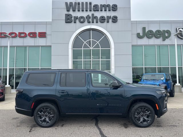 2026 Jeep Grand Wagoneer Limited Altitude - Fathom Blue Pearlcoat exterior view 4