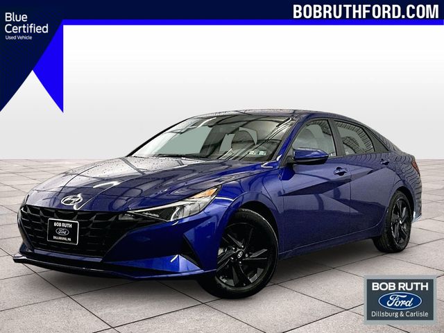 Intense Blue 2023 Hyundai Elantra Sedan Front-Wheel Drive Continuously Variable Transmission