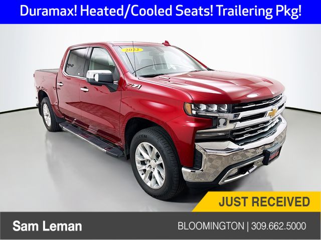 Cherry Red Tintcoat 2022 Chevrolet Silverado 1500 Pickup Truck Four-Wheel Drive Automatic