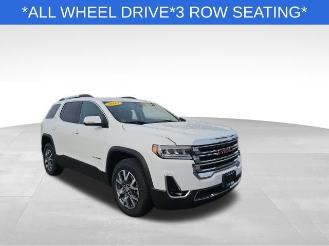 Summit White 2023 GMC Acadia SLT AWD SUV / Crossover Four-Wheel Drive 9-Speed Automatic
