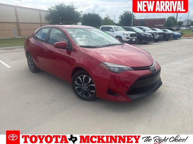 Barcelona Red Metallic 2019 Toyota Corolla Sedan Front-Wheel Drive Continuously Variable Transmission