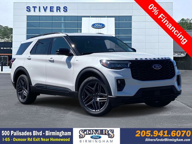 White 2026 Ford Explorer SUV / Crossover All-Wheel Drive Automatic