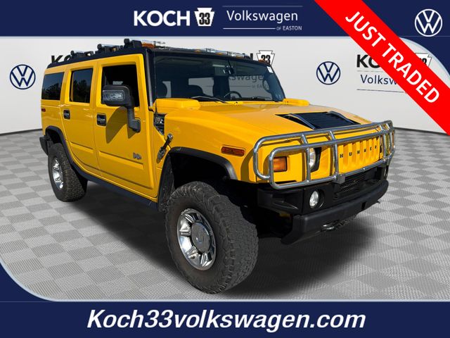 Yellow 2007 Hummer H2 Base SUV / Crossover Four-Wheel Drive 4-Speed Automatic Overdrive