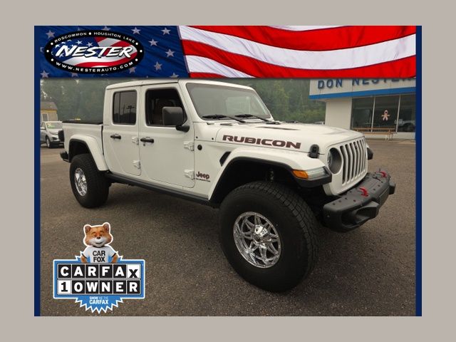Bright White Clearcoat 2022 Jeep Gladiator Pickup Truck Four-Wheel Drive 8-Speed Automatic