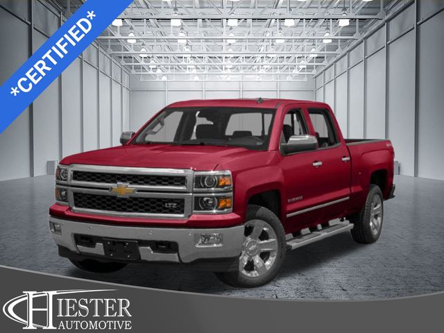 Silver Ice Metallic 2015 Chevrolet Silverado 1500 Pickup Truck Four-Wheel Drive 6-Speed Automatic Overdrive