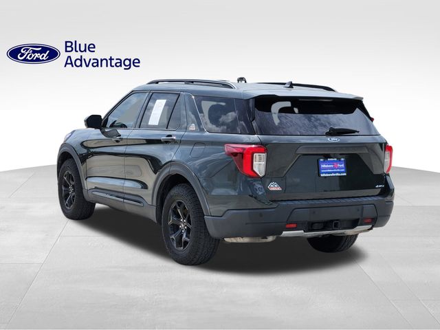 2023 Forged Green Metallic Ford Explorer Timberline 4X4 SUV