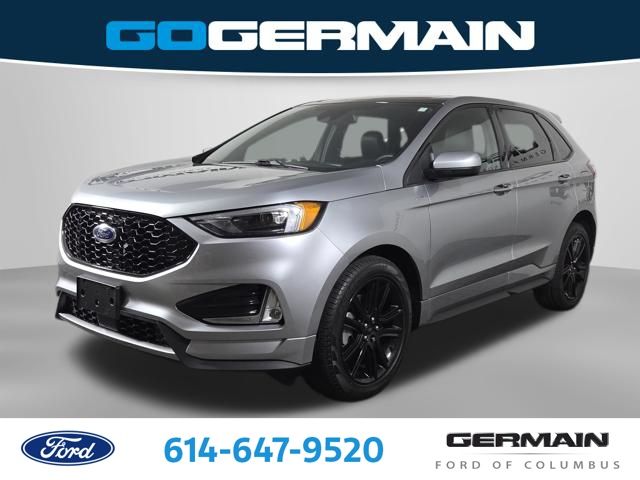 Iconic Silver Metallic 2024 Ford Edge SUV / Crossover All-Wheel Drive 8-Speed Automatic