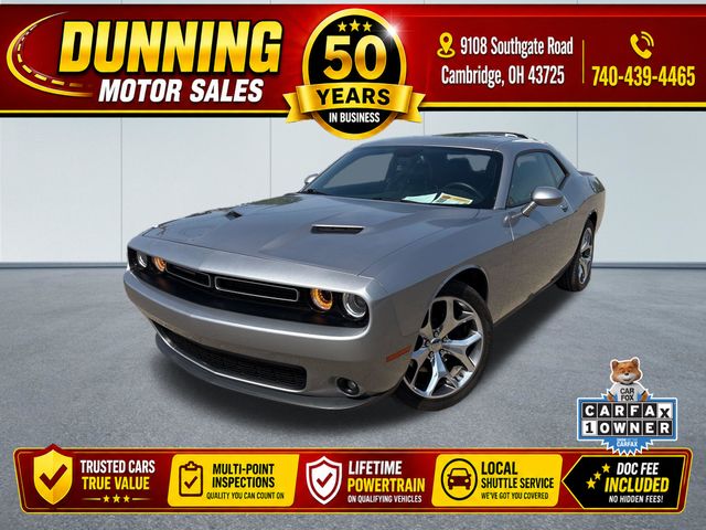 Silver (Billet Clearcoat) 2016 Dodge Challenger SXT RWD Coupe Rear-Wheel Drive 8-Speed Automatic
