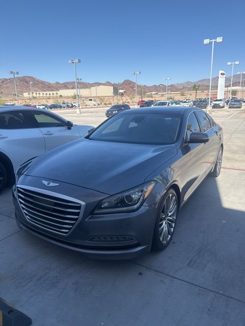 Empire State Gray 2015 Hyundai Genesis 5.0 Ultimate AWD Sedan 8-Speed Automatic