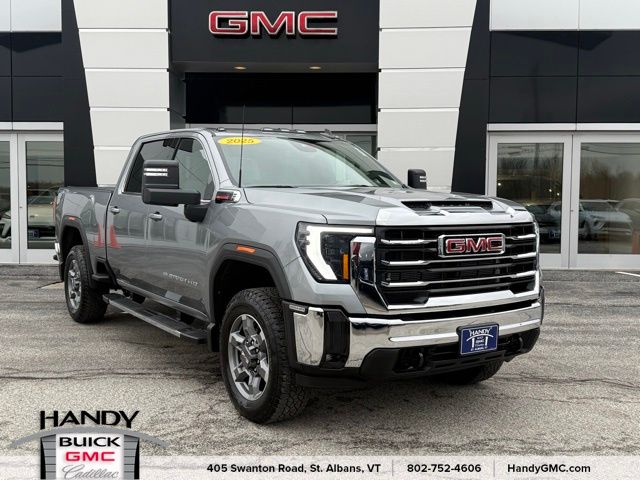 Sterling Metallic 2025 GMC Sierra 2500HD SLE Crew Cab 4WD Pickup Truck Four-Wheel Drive Automatic