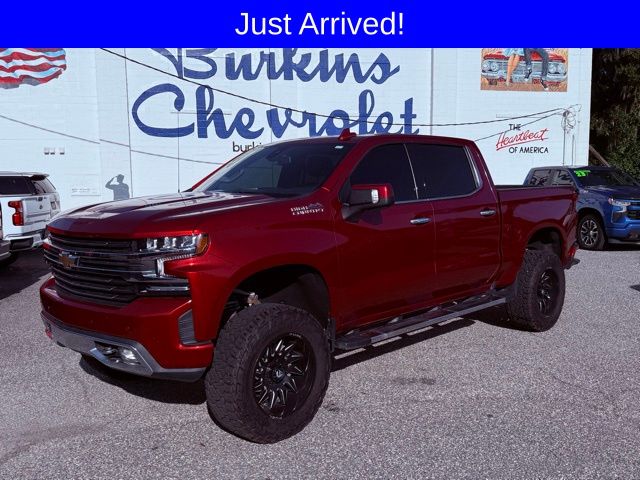 Cherry Red 2022 Chevrolet Silverado 1500 High Country Crew Cab 4WD Pickup Truck Four-Wheel Drive Automatic