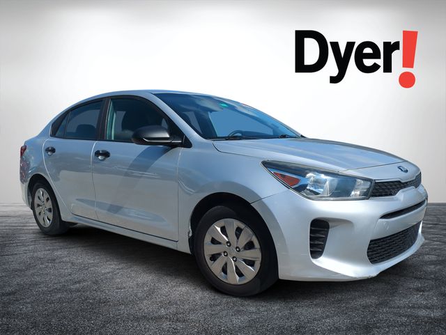 Silky Silver 2018 Kia Rio Sedan Front-Wheel Drive 6-Speed Automatic
