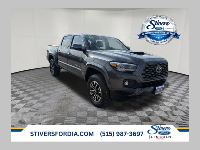 Black 2022 Toyota Tacoma Pickup Truck Four-Wheel Drive 6-Speed Automatic