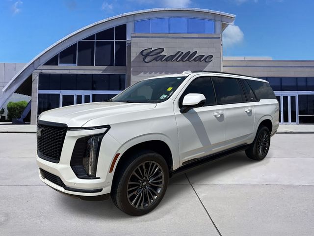 Crystal White Tricoat 2025 Cadillac Escalade ESV Sport Platinum 4WD SUV / Crossover Four-Wheel Drive Automatic