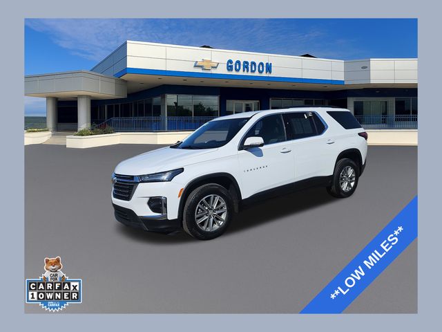 Summit White 2023 Chevrolet Traverse LT Cloth FWD SUV / Crossover Front-Wheel Drive 9-Speed Automatic