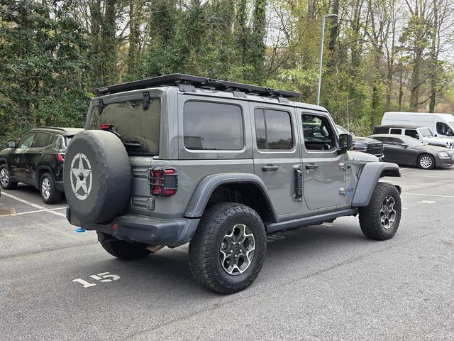 Used 2021 Gray Jeep Unlimited Rubicon 4xe image 9