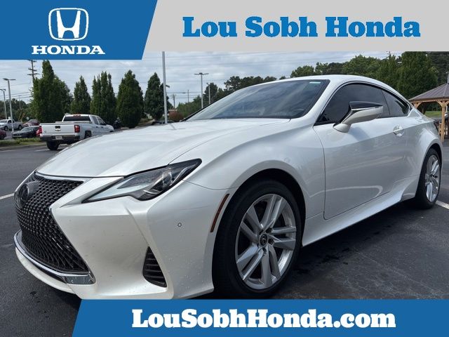 Eminent White Pearl 2024 Lexus RC Coupe Rear-Wheel Drive 8-Speed Automatic