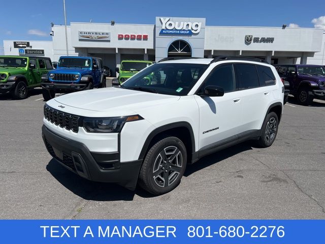 Bright White Clearcoat 2026 Jeep Cherokee Laredo 4WD SUV / Crossover Four-Wheel Drive Continuously Variable Transmission