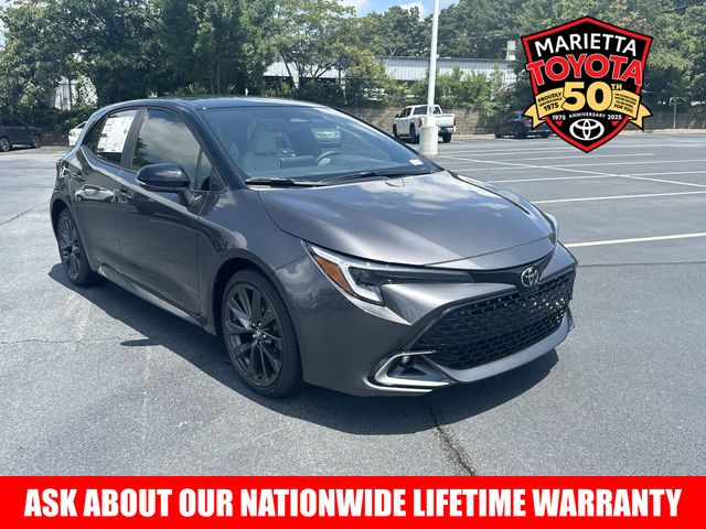 Midnight Black Metallic 2026 Toyota Corolla Hatchback Hatchback Front-Wheel Drive Continuously Variable Transmission