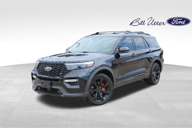 Black Metallic 2020 Ford Explorer SUV / Crossover All-Wheel Drive Automatic