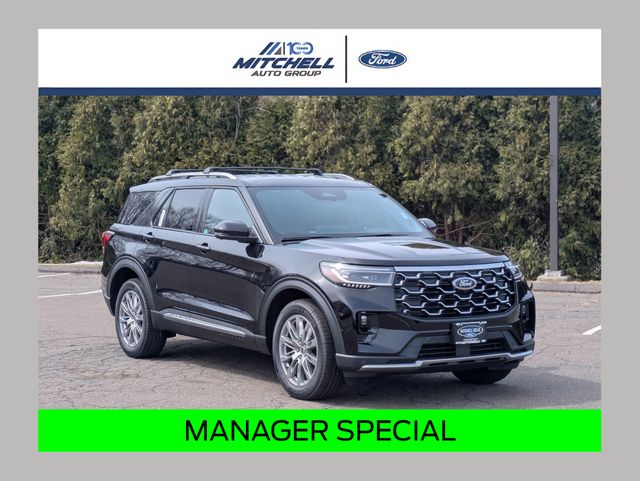 Agate Black Metallic 2026 Ford Explorer SUV / Crossover All-Wheel Drive Automatic