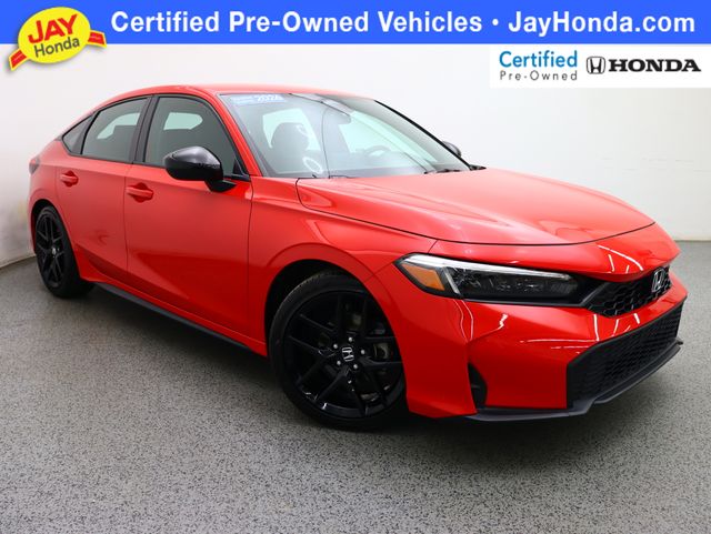 Rallye Red 2026 Honda Civic Hatchback Hatchback Front-Wheel Drive Continuously Variable Transmission