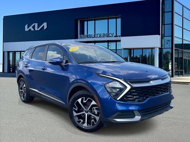 Sapphire Blue 2023 Kia Sportage SUV / Crossover Front-Wheel Drive 8-Speed Automatic