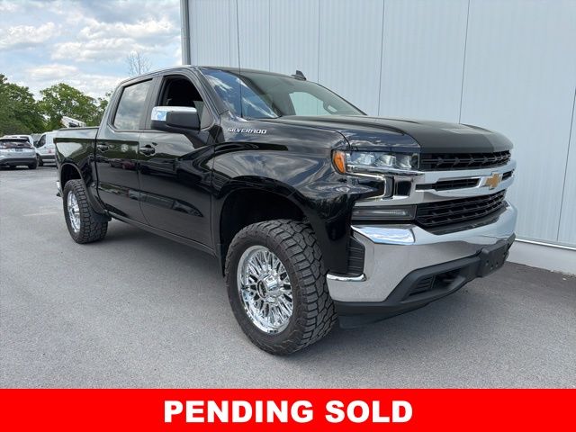Black 2021 Chevrolet Silverado 1500 LT Crew Cab 4WD Pickup Truck Four-Wheel Drive 8-Speed Automatic