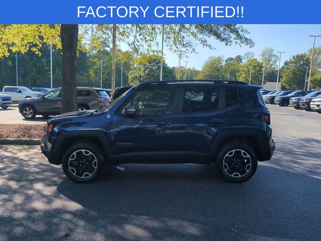 Used 2017 Blue Jeep Trailhawk image 2