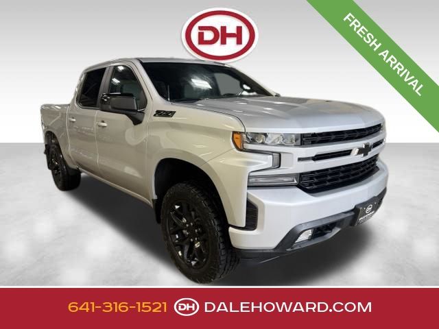 Silver Ice Metallic 2020 Chevrolet Silverado 1500 Pickup Truck Four-Wheel Drive 8-Speed Automatic