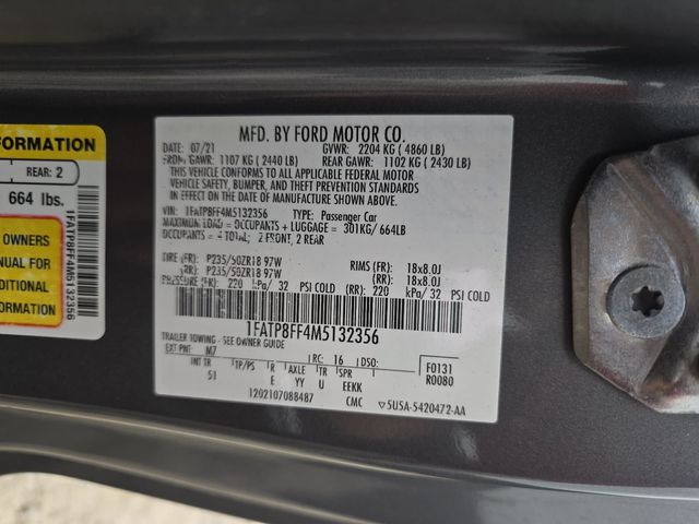 Used 2021 Gray Ford GT Premium image 30