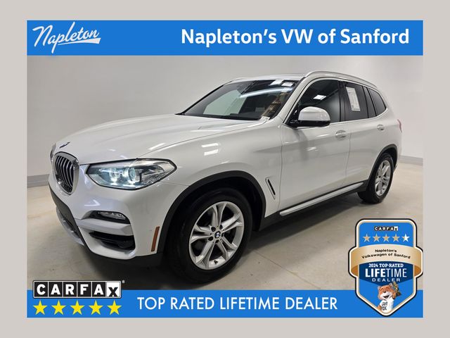 Mineral White Metallic 2019 BMW X3 SUV / Crossover Rear-Wheel Drive 8-Speed Automatic