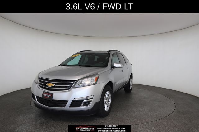 Silver Ice Metallic 2014 Chevrolet Traverse SUV / Crossover Front-Wheel Drive 6-Speed Automatic
