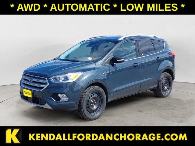 Sea Green 2019 Ford Escape Titanium AWD SUV / Crossover All-Wheel Drive 6-Speed Automatic