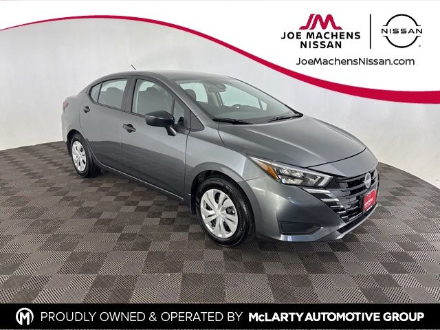 Gray (Gun Metallic) 2025 Nissan Versa S FWD Sedan Front-Wheel Drive Continuously Variable Transmission