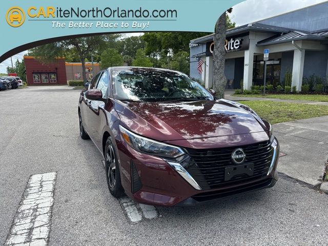 Rosewood Metallic 2024 Nissan Sentra SV FWD Sedan Front-Wheel Drive Continuously Variable Transmission