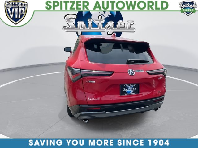 2026 Acura ADX A-Spec Advance Package Red at Spitzer Acura