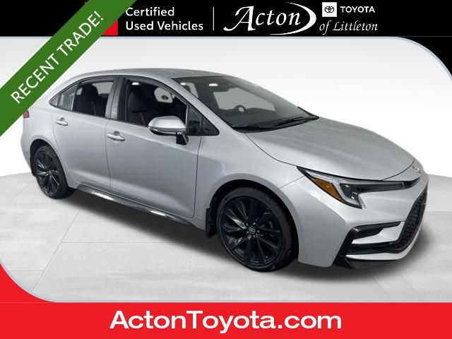 Classic Silver Metallic 2024 Toyota Corolla SE FWD Sedan Front-Wheel Drive Continuously Variable Transmission