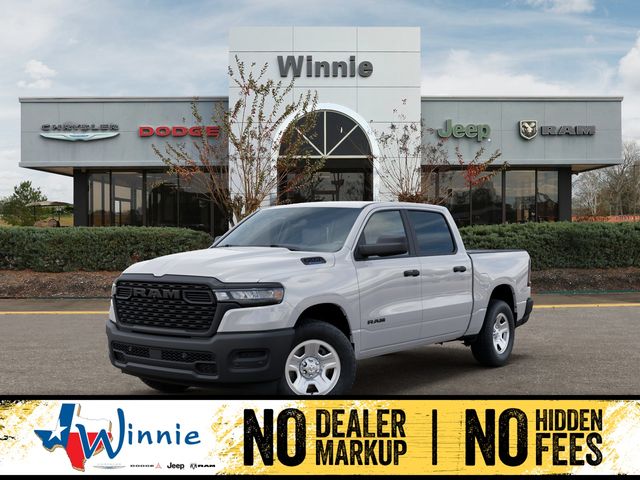 Bright White Clearcoat 2026 RAM 1500 Tradesman Crew Cab 4WD Pickup Truck Four-Wheel Drive 8-Speed Automatic