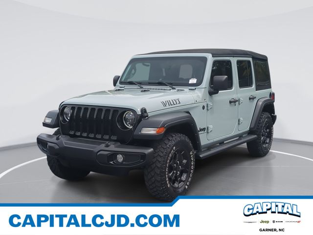Earl Clearcoat 2023 Jeep Wrangler Willys 4-Door 4WD SUV / Crossover Four-Wheel Drive 8-Speed Automatic