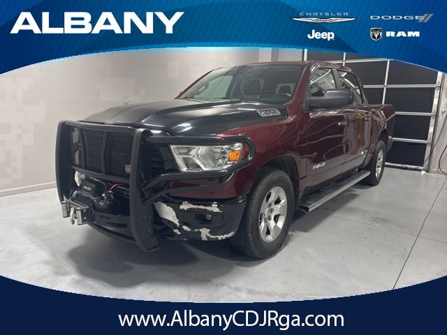 Red (Burgundy) 2020 RAM 1500 Big Horn Crew Cab 4WD Pickup Truck Four-Wheel Drive 8-Speed Automatic