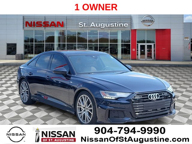 Firmament Blue Metallic 2023 Audi A6 Sedan All-Wheel Drive 7-Speed Automatic