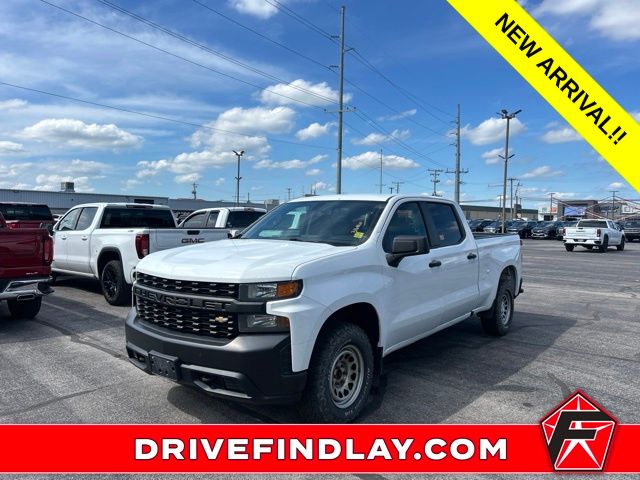 White 2021 Chevrolet Silverado 1500 Pickup Truck Four-Wheel Drive 6-Speed Automatic Overdrive