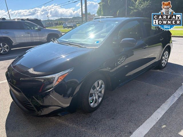 Midnight Black 2023 Toyota Corolla Hybrid Sedan Front-Wheel Drive Continuously Variable Transmission