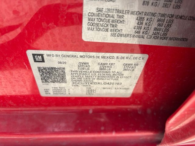 Used 2020 Red Chevrolet LT image 10