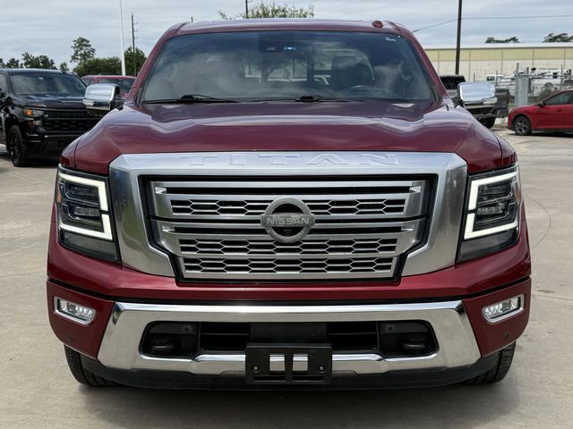 2021 Nissan Titan Platinum Reserve Red at Cook Ford